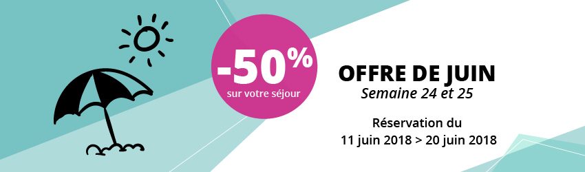 -50% sur votre séjour de juin à la Marina Holyder